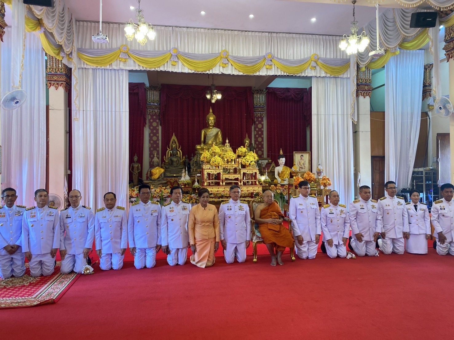 นายจตุรงค์ แก้วกสิ ขนส่งจังหวัดสุราษฎร์ธานี ร่วมพิธีเจริญพระพุทธมนต์ถวายพระพรชัยมงคลเนื่องในโอกาสวันคล้ายวันประสูติ สมเด็จพระเจ้าลูกเธอ เจ้าฟ้าสิริวัณณวรี นารีรัตนราชกัญญา ณ วัดพัฒนาราม พระอารามหลวง อำเภอเมืองฯ จังหวัดสุราษฎร์ธานี