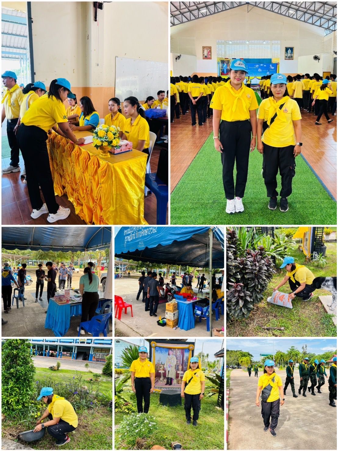 เจ้าหน้าทีสำนักงานขนส่งจังหวัดสุราษฎร์ธานี เข้าร่วมกิจกรรมจิตอาสาพัฒนาและจิตอาสาบริการประชาชน เนื่องในวันเฉลิมพระชน มพรรษา สมเด็จพระนางเจ้าสิริกิติ์ พระบรมราชินีนาถ พระบรมราชชนนีพันปีหลวง ในวันอังคารที่ 12 สิงหาคม 2568 ณ โรงเรียนราชประชานุเคราะห์ 64 อำเภอเมืองสุราษฎร์ธานี จังหวัดสุราษฎร์ธานี